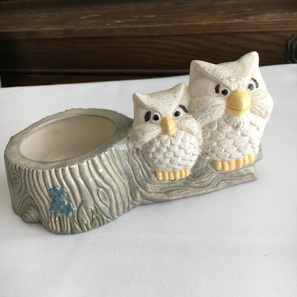VINTAGE OWL PLANTER Ceramic Planter Collectible Plant Holder Indoor Planter Home